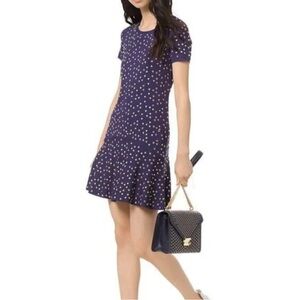 NWT Michael Kors Gold Heart Stud Dress